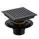 preview thumbnail 3 of 22, Luxier FD01 6 in. x 6 in. Stainless Steel Square Shower Floor Drain