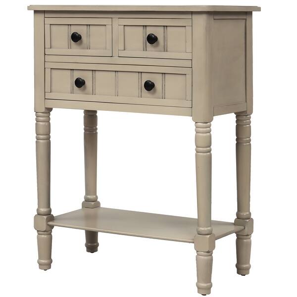 Shop Narrow Console Table Slim Sofa Table With Three Storage