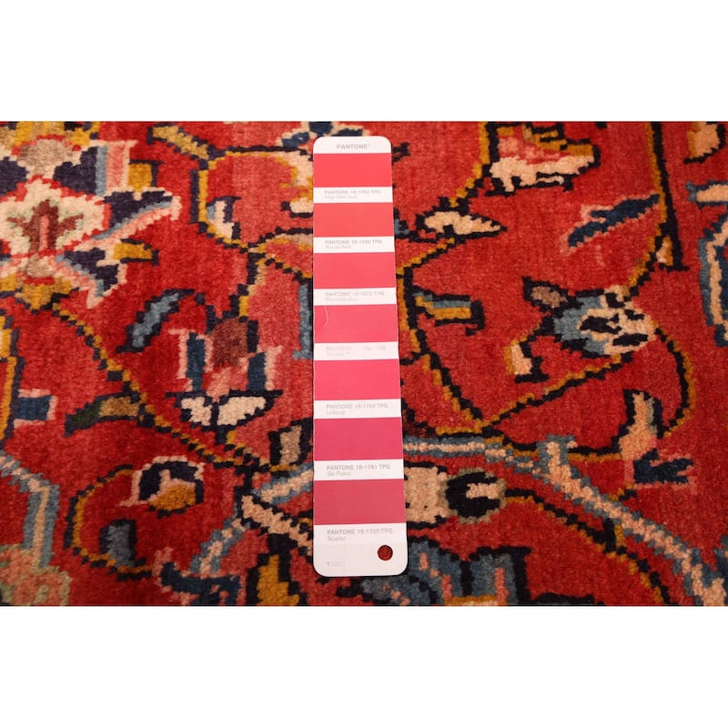 ECARPETGALLERY Hand-knotted Andelz Red Wool Rug - 4'0 x 6'11