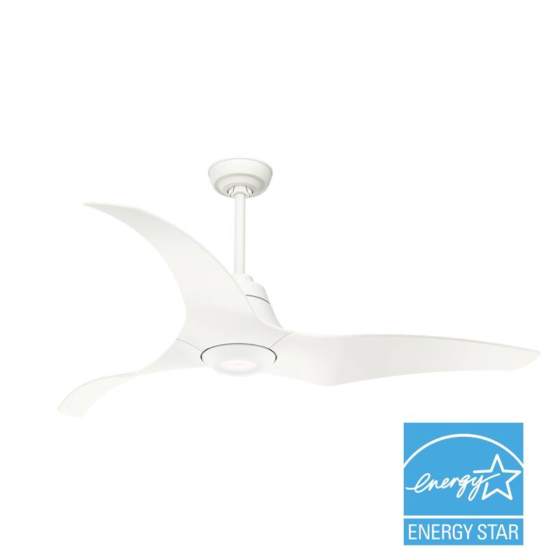 Hunter 60" Arwen Ceiling Fan w/ LED Light Kit, Handheld Remote, Contemporary - ENERGY STAR!