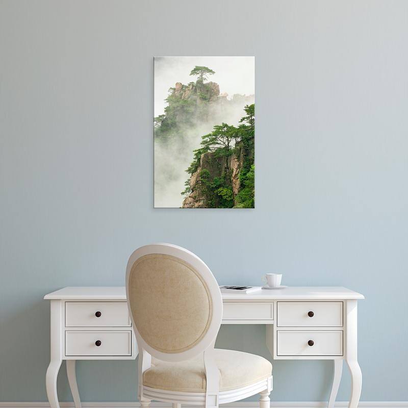 Easy Art Prints Adam Jones's 'Yellow Mountain 2' Premium Canvas Art