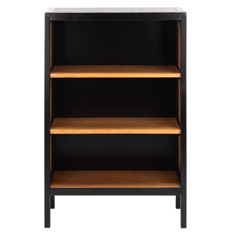 SAFAVIEH Bonita 3-Shelf Wood Back Etagere - 30" W x 14" L x 48" H - 30Wx14Dx48H