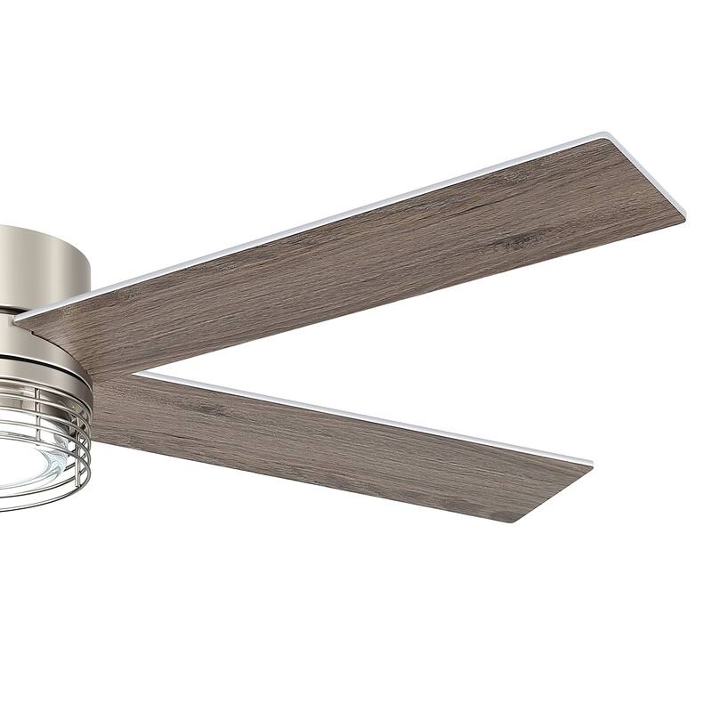 72/52-inch Reversible 8/5-Blade Dimmable LED Ceiling fan with Light and Remote