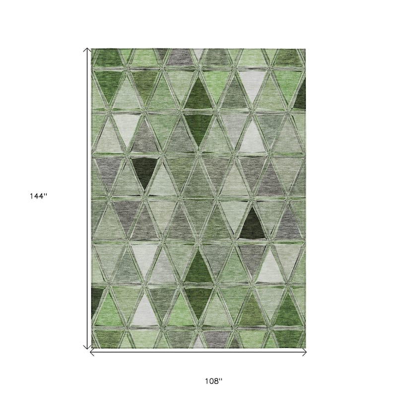 HomeRoots Geometric Transitional Rectangle Outdoor Rug