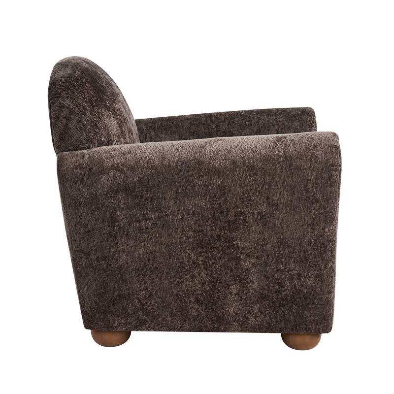 Christopher Knight Home - Rapallo Modern Upholstered Accent Chair with Plush Fabric Seat