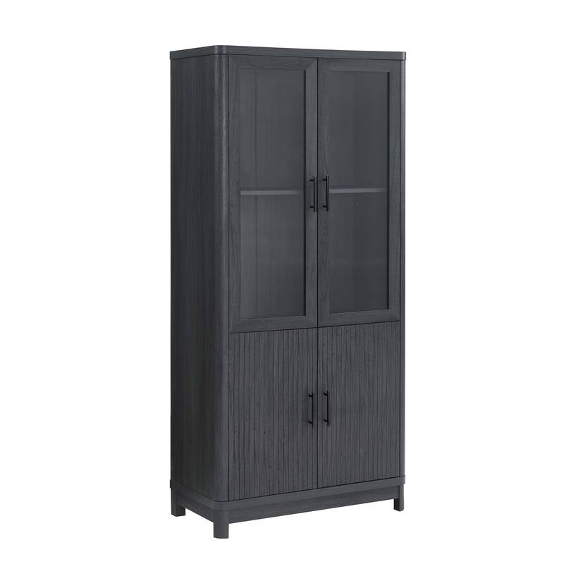 Manhattan Comfort Mid Century Modern Jodie Bookcase with Adjustable Shelves