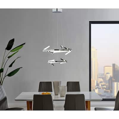 Beijing Integrated LED Dimmable Chandelier with Smart Dimmer Included - N/A