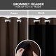 preview thumbnail 67 of 91, Deconovo 100 Percent Blackout with Liner Grommet Curtain (2 Panel)