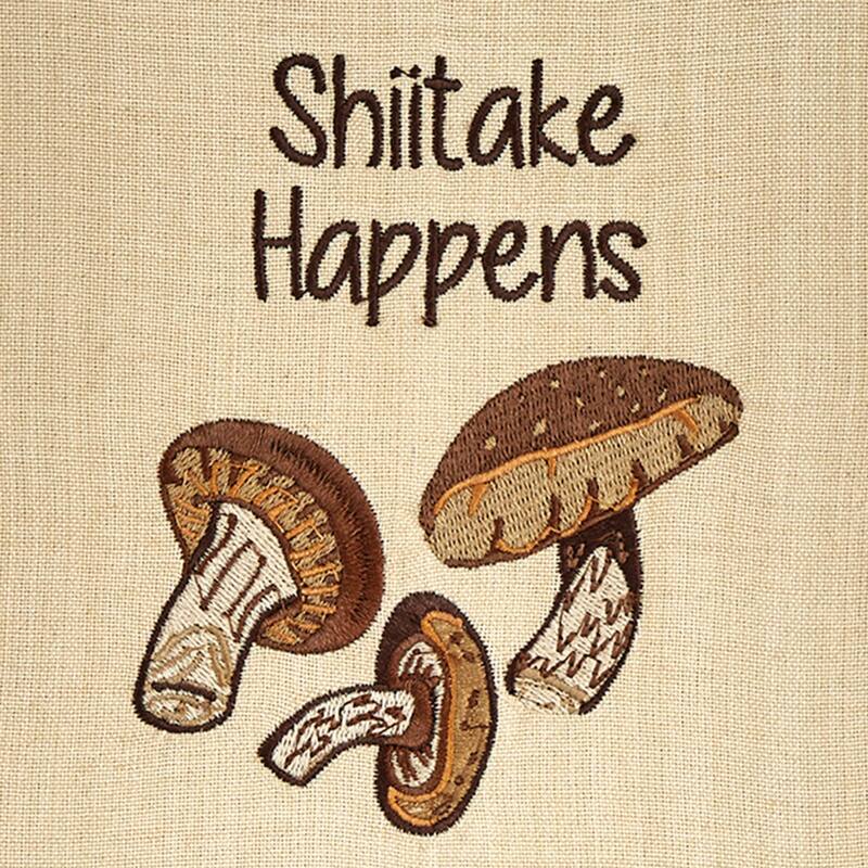 Park Designs Shiitake Happens Dishtowel Set of 2 - 28 x 18 x 0.2