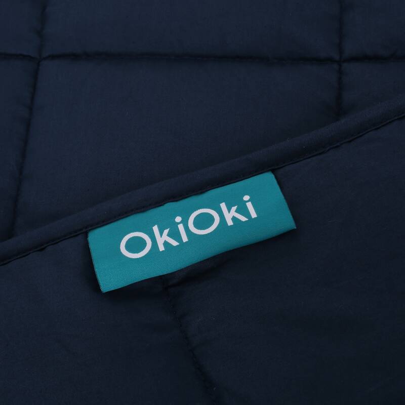 Christopher Knight Home - OkiOki 205T Cotton 20 lb Weighted Blanket Cooling Breathable Stress-Relief Design