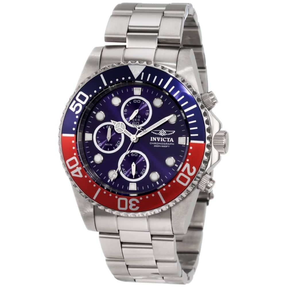Invicta Men's 'Pro Diver' Water-Resistant Stainless-Steel Watch