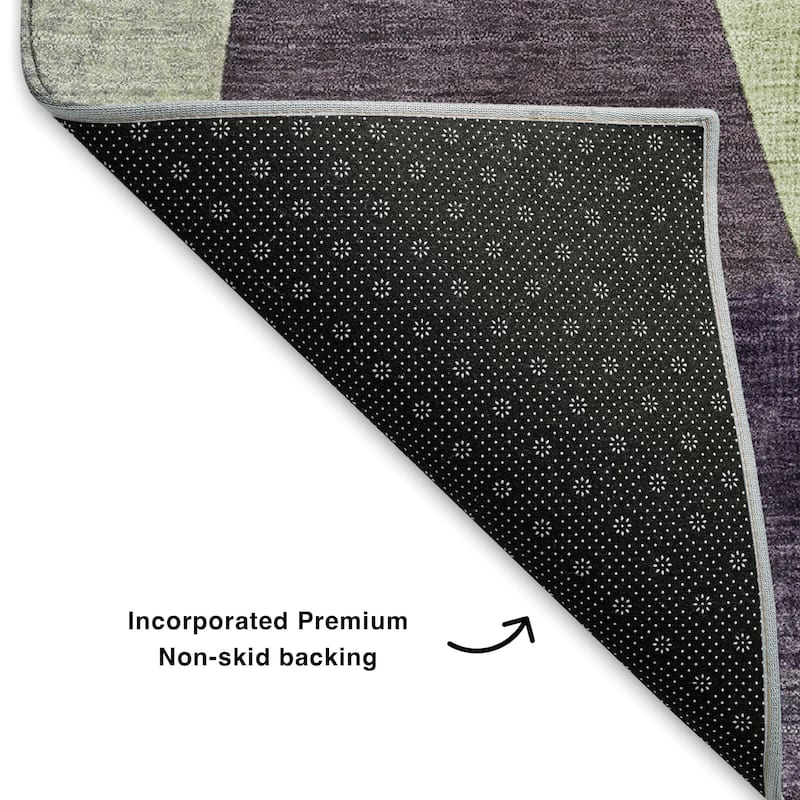 Premium Washable Super Soft Abstract Contemporary Mayfield Rug