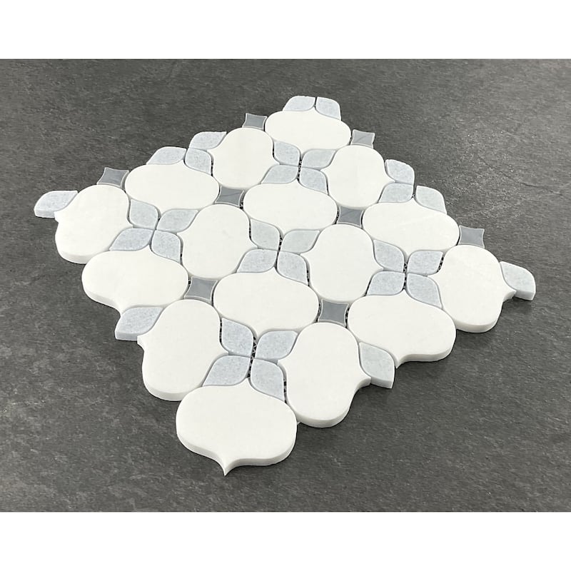 6" x 6" Marble Novelty Mosaic Wall & Floor Tile - Case (10 Sheets)