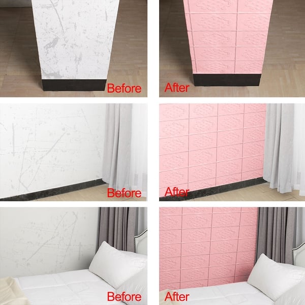 Shop 3d Wall Panels Foam Self Stick Modern Paper Decoration Wall Tiles Cover 2 Sq Ft Overstock 29786781