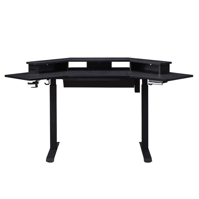 KOWO K314 Corner Electric Standing Desk L Shaped Height Adjustable Workstation for Home Office, Sit Stand Computer Desk
