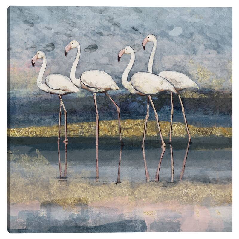Chorus Line Square II by Studio Arts Canvas Art Print