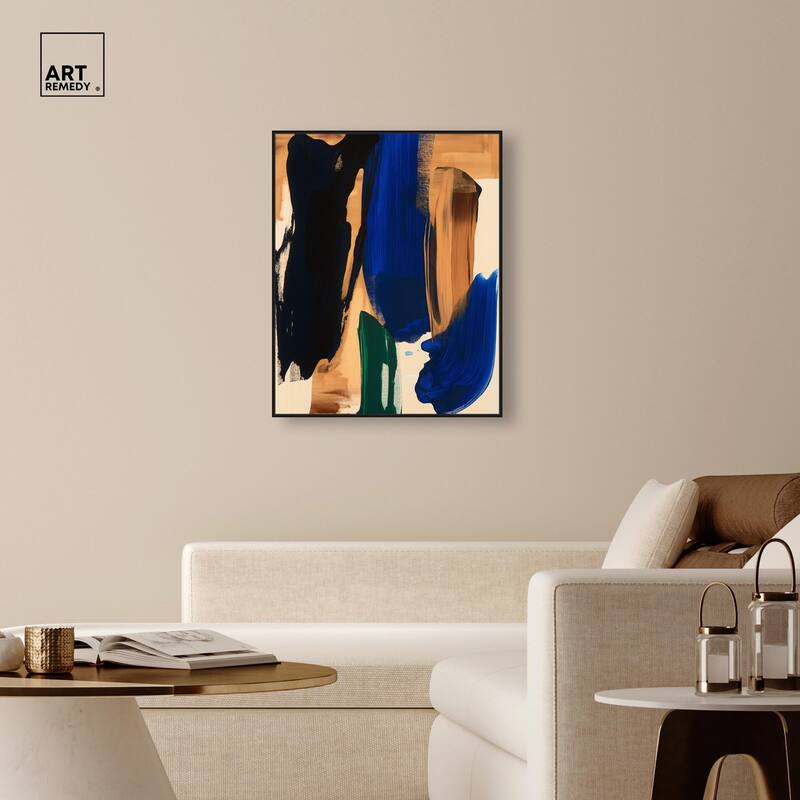 Ochre Odyssey Canvas by Art Remedy