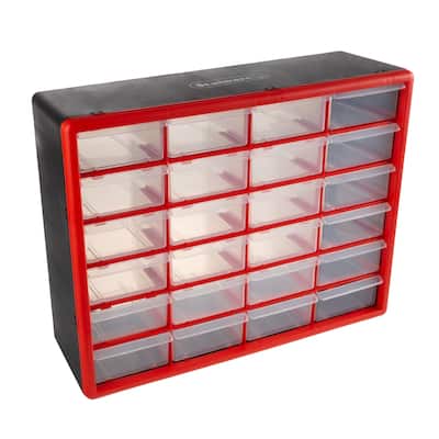 24 Drawer Storage Cabinet- Plastic Organizer