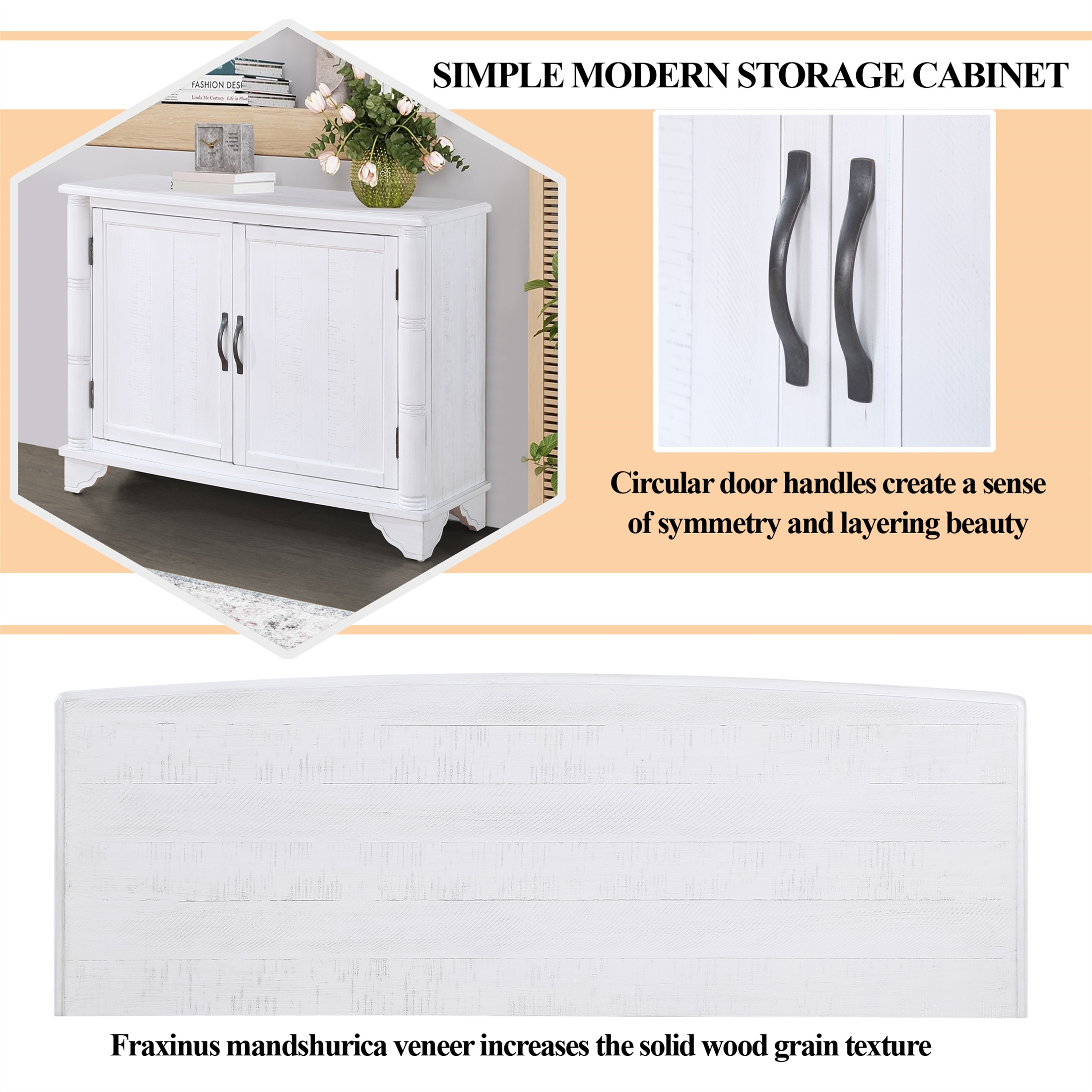 40" Console Table with Storage Shelf