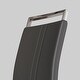 preview thumbnail 29 of 40, Modern Dining Chairs, PU Faux Leather High Back Upholstered Side Chair with C-shaped Tube Plating Metal Legs(Set of 4)