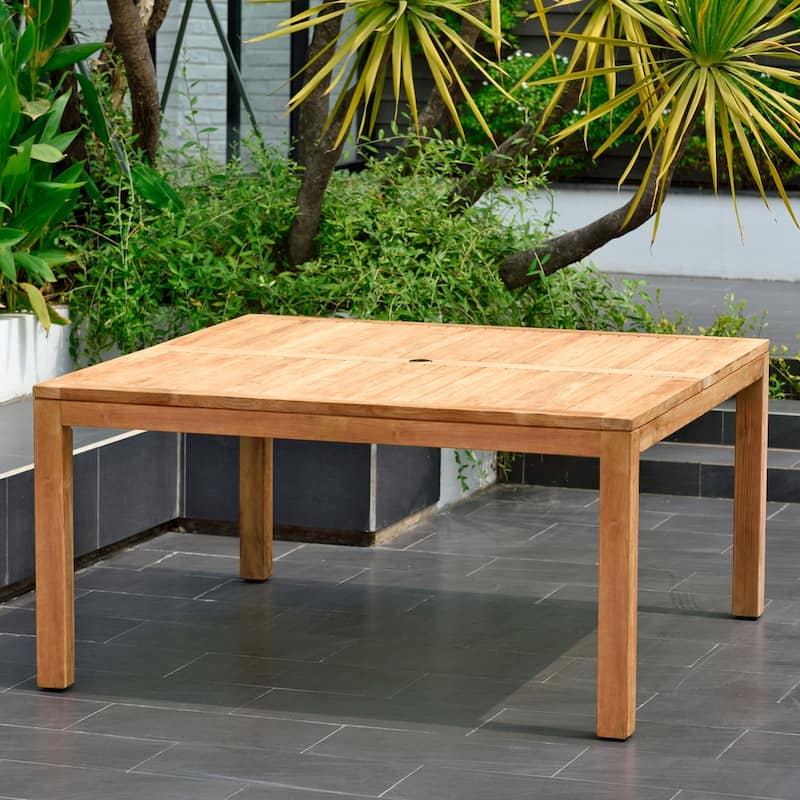 Amazonia Marina Teak Outdoor Patio Dining Table - Brown
