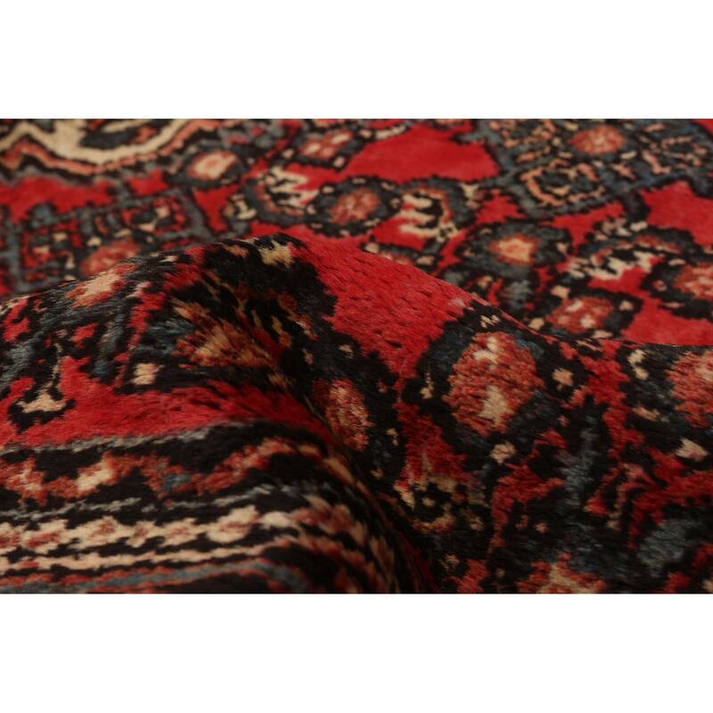 ECARPETGALLERY Hand-knotted Andelz Red Wool Rug - 4'9 x 6'7