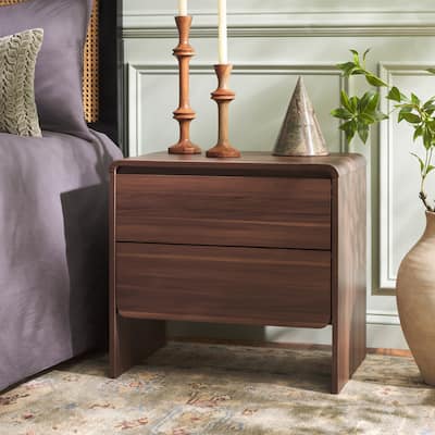 SAFAVIEH Home Arsenio 2 Drawer Nightstand