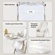 preview thumbnail 9 of 38, Adjustable Foldable Baby High Chair with Tray and Wheels for 0 6 Years