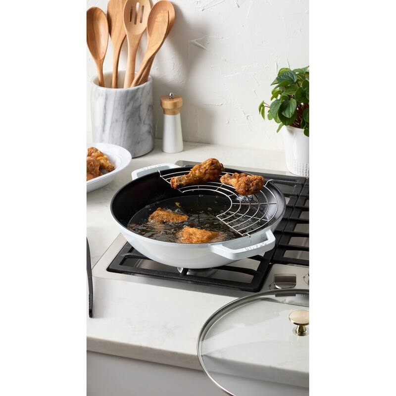 STAUB Cast Iron 4.5-qt Perfect Pan