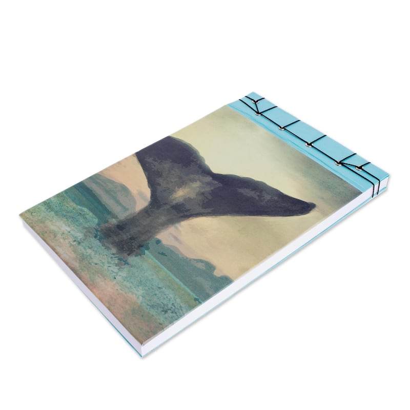 NOVICA Handmade Beauty Of The Ocean Paper Journal (8.5 Inch)