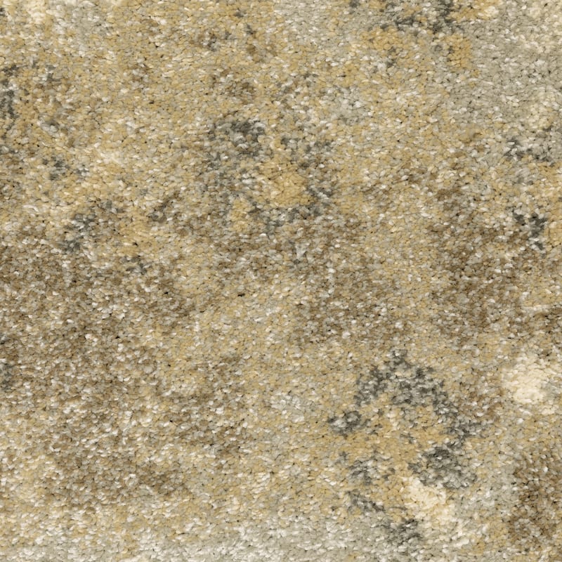 Style Haven Anton Contemporary Abstract Yellow/Gold Area Rug