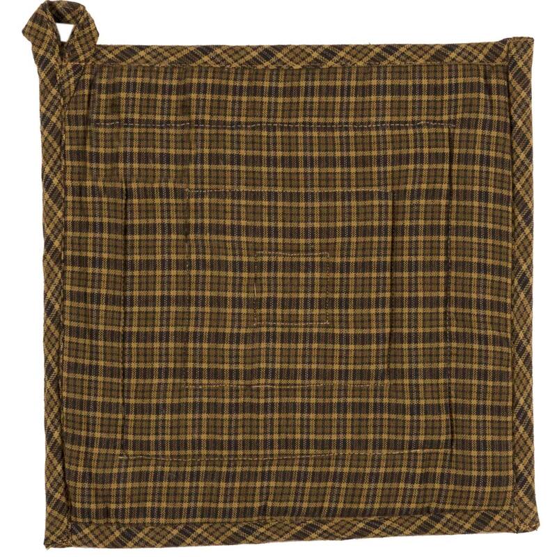 Tea Cabin Pot Holder Patchwork 8x8 - Pot Holder
