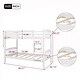 preview thumbnail 7 of 22, Twin Over Twin Bunk Bed with Ladder