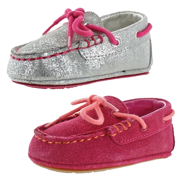 Cole Haan Grant Driver Baby Girl Suede Driving Moc Slip-On Lightweight Shoes 