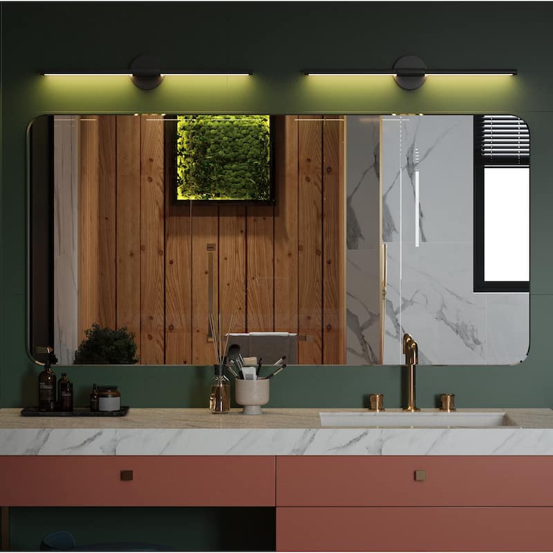 2-Light 28'' LED Bathroom Vanity Light Fixtures