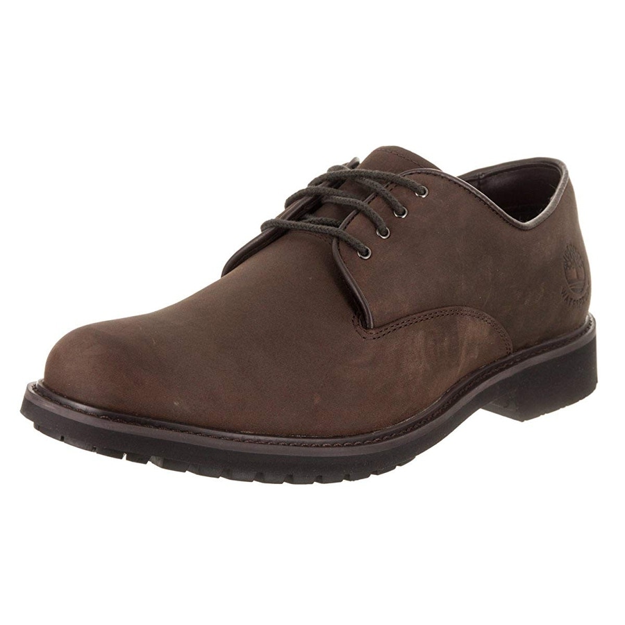 timberland men's stormbuck plain toe waterproof derby