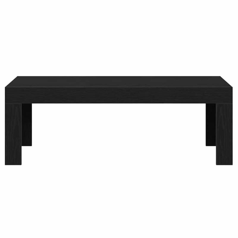 vidaXL Coffee Table Black oak - 19.7 x 40.2 x 13.8