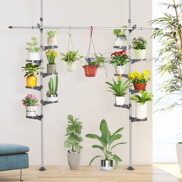 tall planting pots Buy Tall Barrel Planters Set of 2 Online main image 0