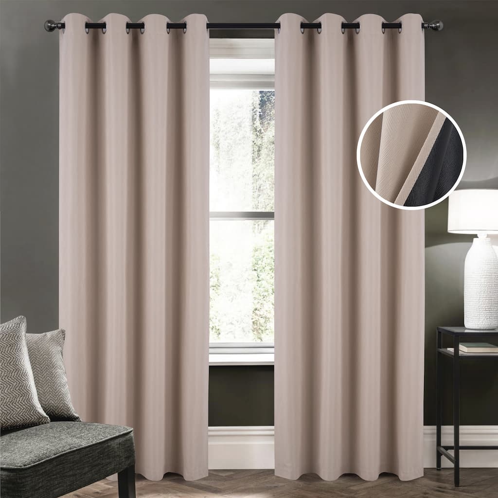 Barron Blackout Window Curtain Grommet Panel 90"