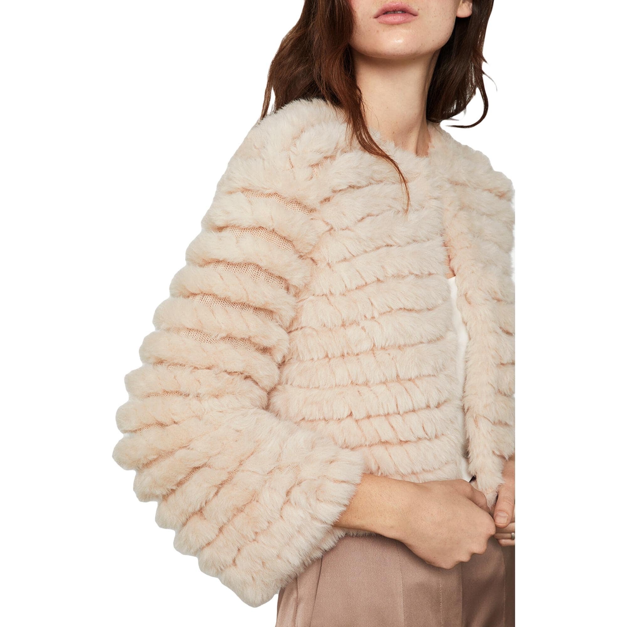 Bcbg sophiana faux fur jacket Clearance