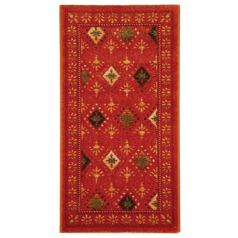 SAFAVIEH Porcello Agness Modern Rug - 2' x 3' 7" - Orange - Rectangle