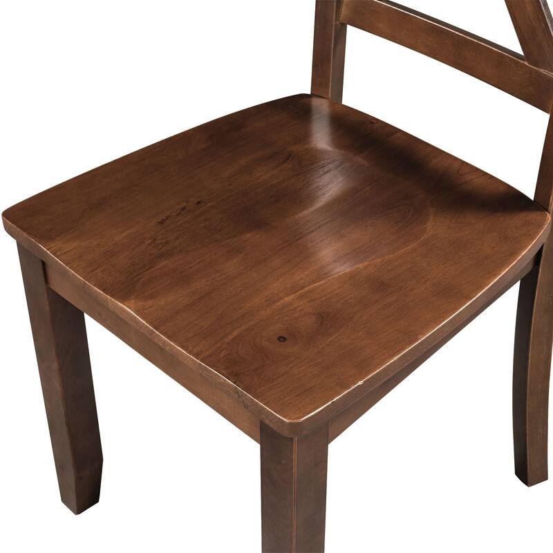 3-Piece Breakfast Nook Dining Table Set with Drop Leaf Table & 2 Chairs
