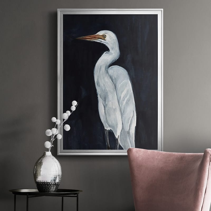 Calm Great Egret I Premium Framed Print - Ready to Hang