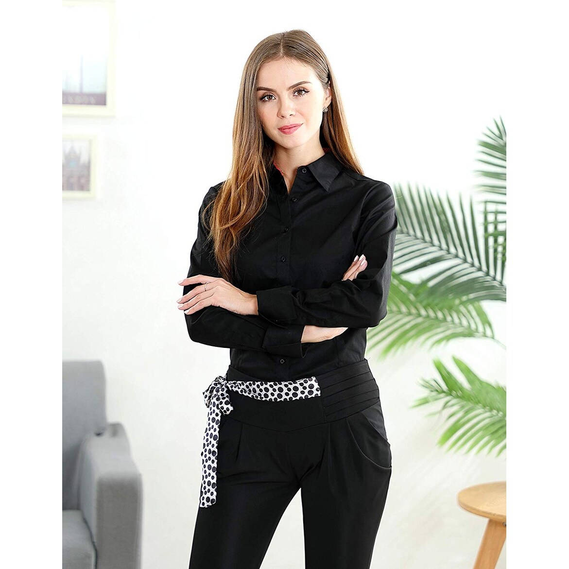 Shop Alex Vando Womens Dress Shirts Regular Fit Long Sleeve Cotton