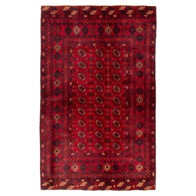 Teimani Red Rug 3'11" x 6'3" - 3'11 x 6'3