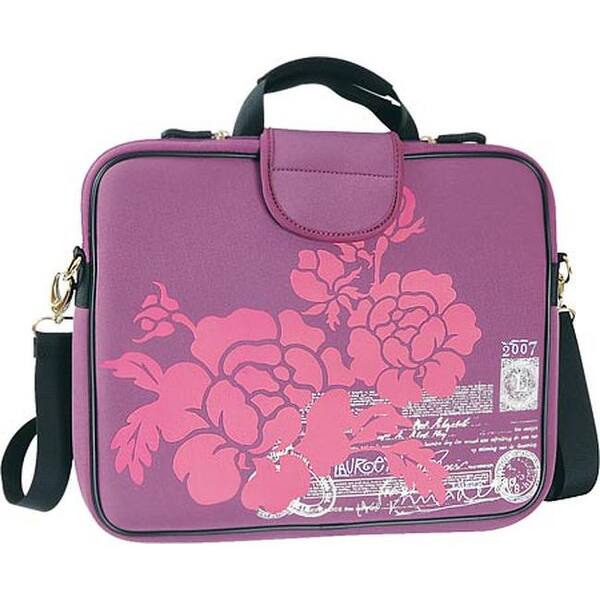 Shop Laurex Women S 13 3 Laptop Sleeve Purple Hibiscus Us Women S One Size Size None Overstock 8067724