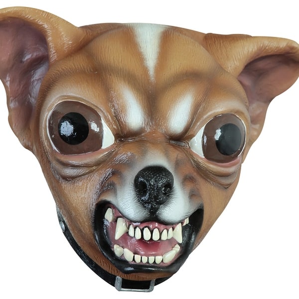 Adult Chihuahua Dog Animal Mask Standard One Size Overstock