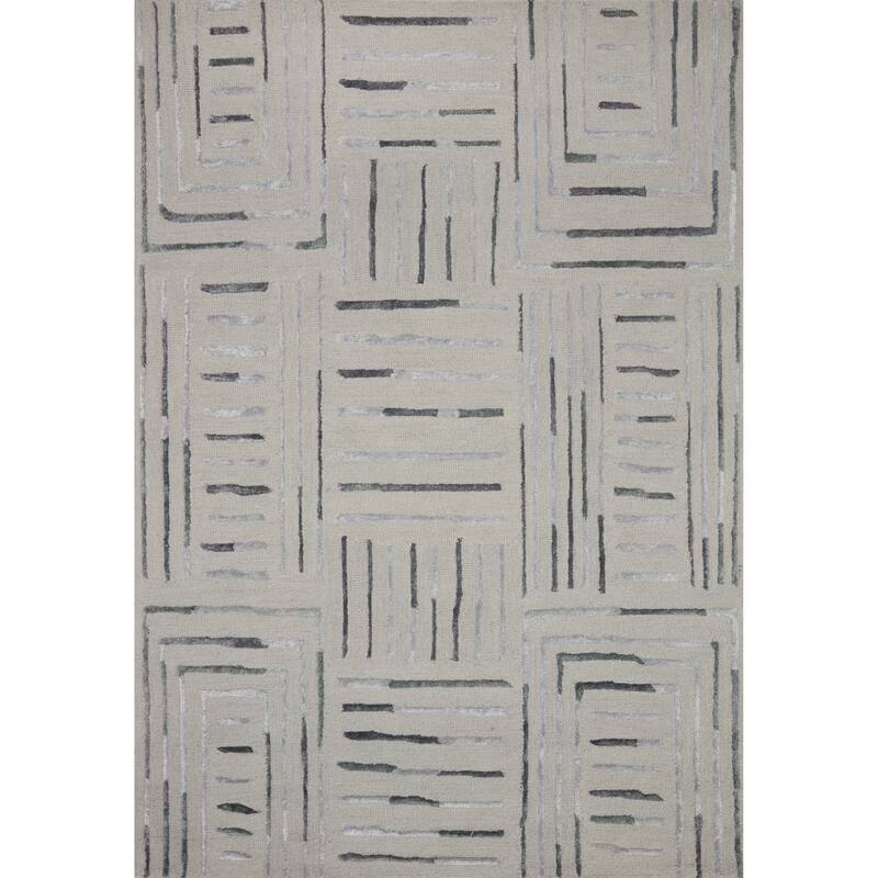 Alexander Home Reverie Geometric Contemporary Area Rug