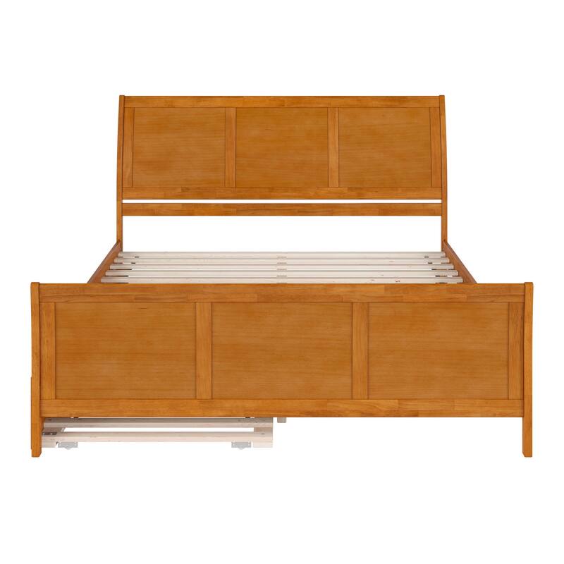 Portland Solid Wood Platform Bed with Matching Footboard and Trundle
