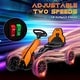 preview thumbnail 5 of 9, 12V Electric Go Kart for Kids with Adjustable Speed, Orange